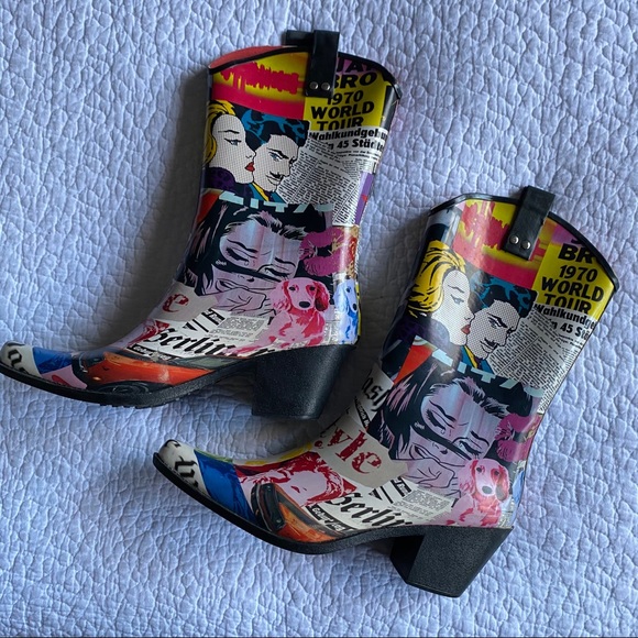 Cowboy Rain Boots - Picture 2 of 6
